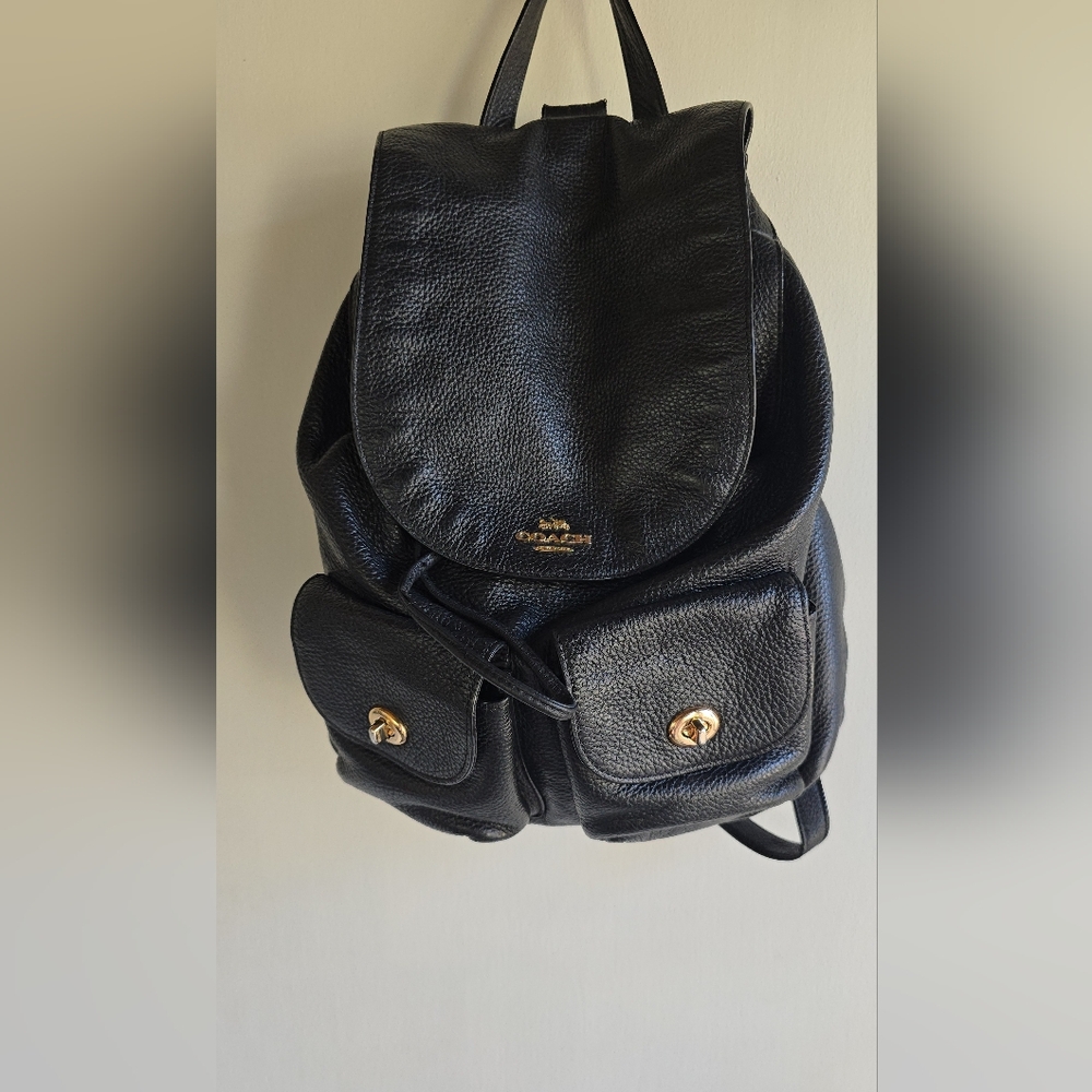 Coach Large Billy Leather Backpack - image 1